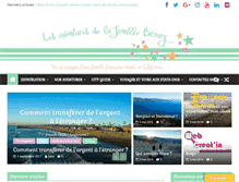 Tablet Screenshot of les-aventures-de-la-famille-bourg.com